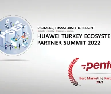 Huawei'in 2021 yılı ”Best Marketing Partner” ödülü Penta Teknoloji'nin oldu